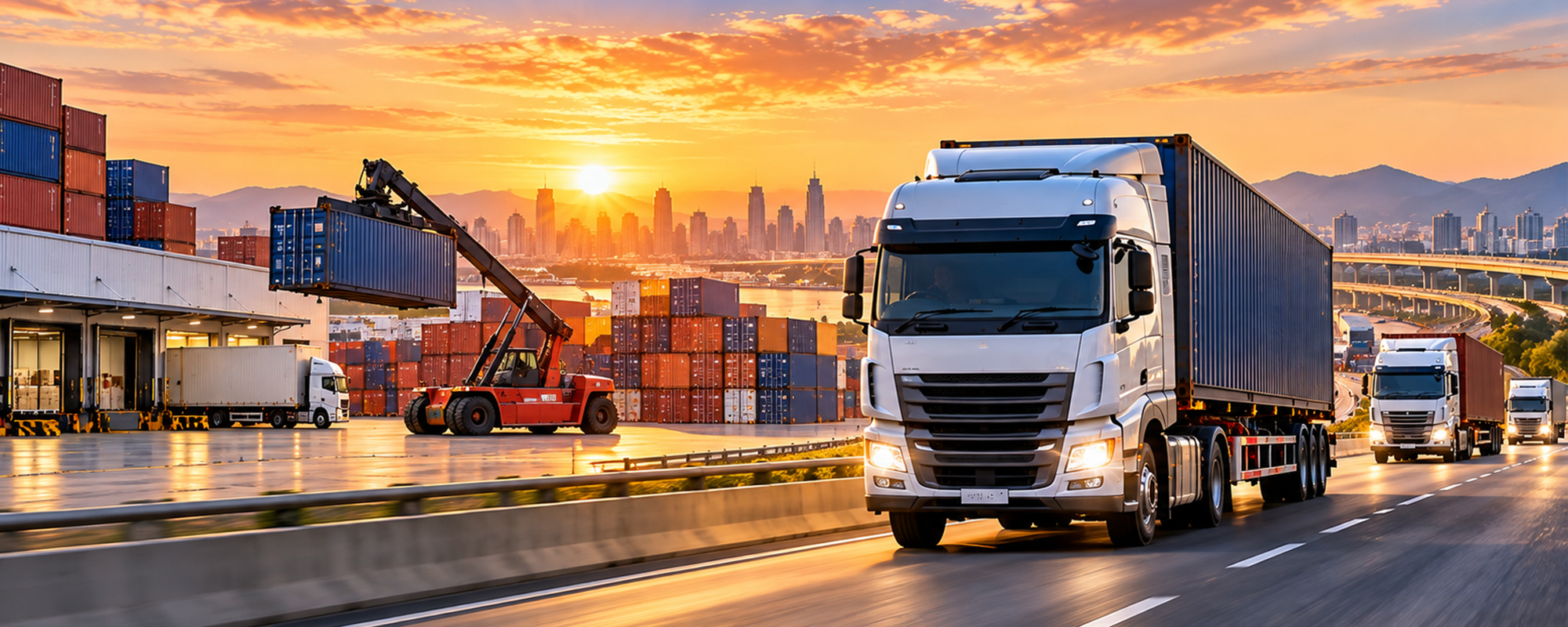 Reliable Land Transport<br>& Logistics Solutions